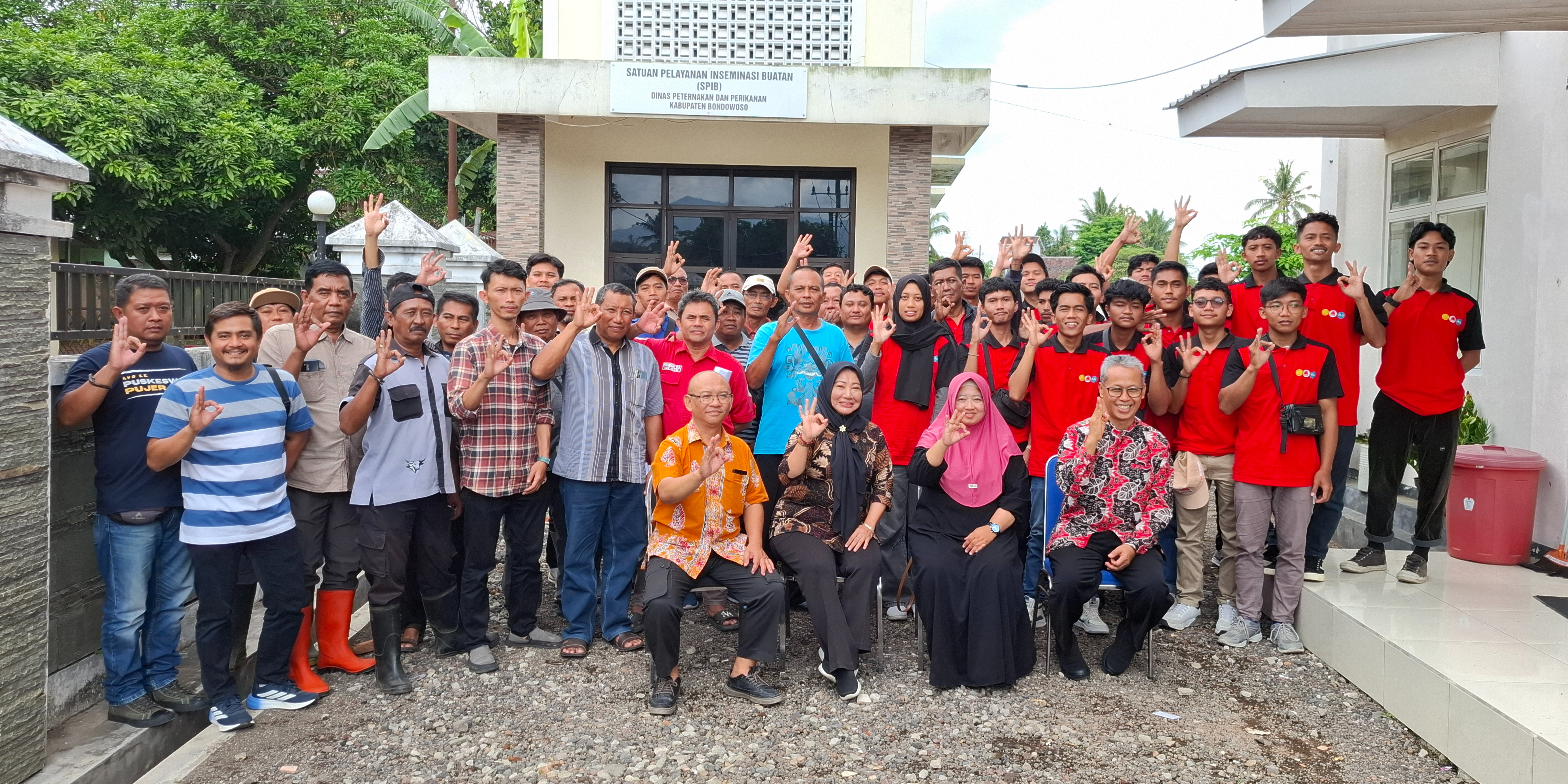 Peserta Praktek Lapangan Bimbingan Teknis Inseminator Tingkat Nasional Angkatan III Tahun 2026 Kunjungi Kabupaten Bondowoso